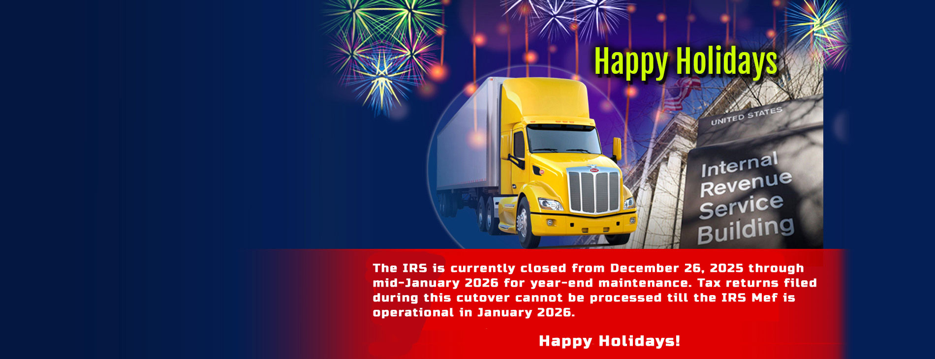 Say Yes to 2290 e-filing